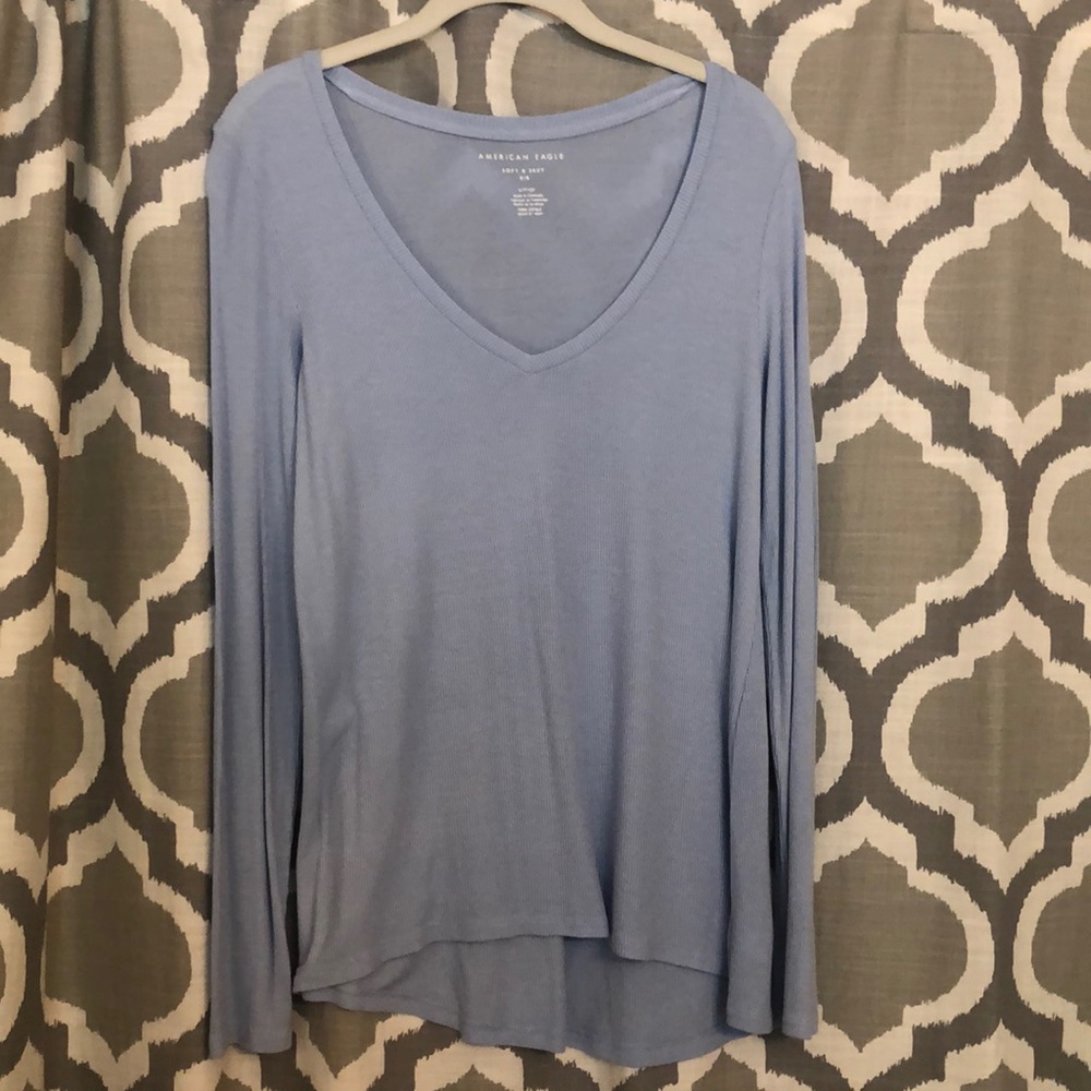 American Eagle Soft & Sexy Ribbed Long Sleeve